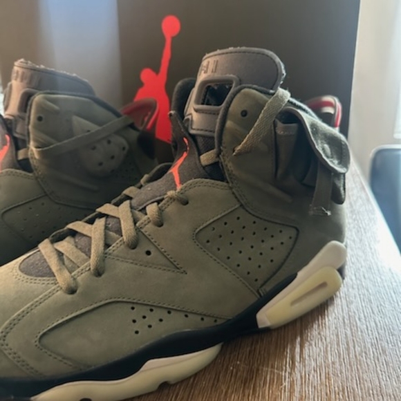 Travis Scott Jordan 6 Cactus Jack shoes size 12 - Picture 6 of 7